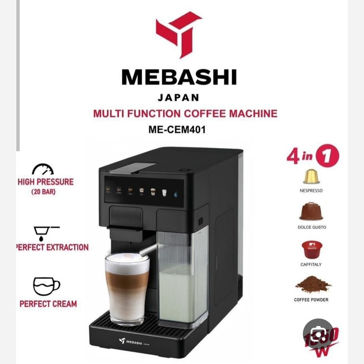 اسپرسوساز نیمه اتوماتیک مباشی مدل Mebashi Me-CEM401