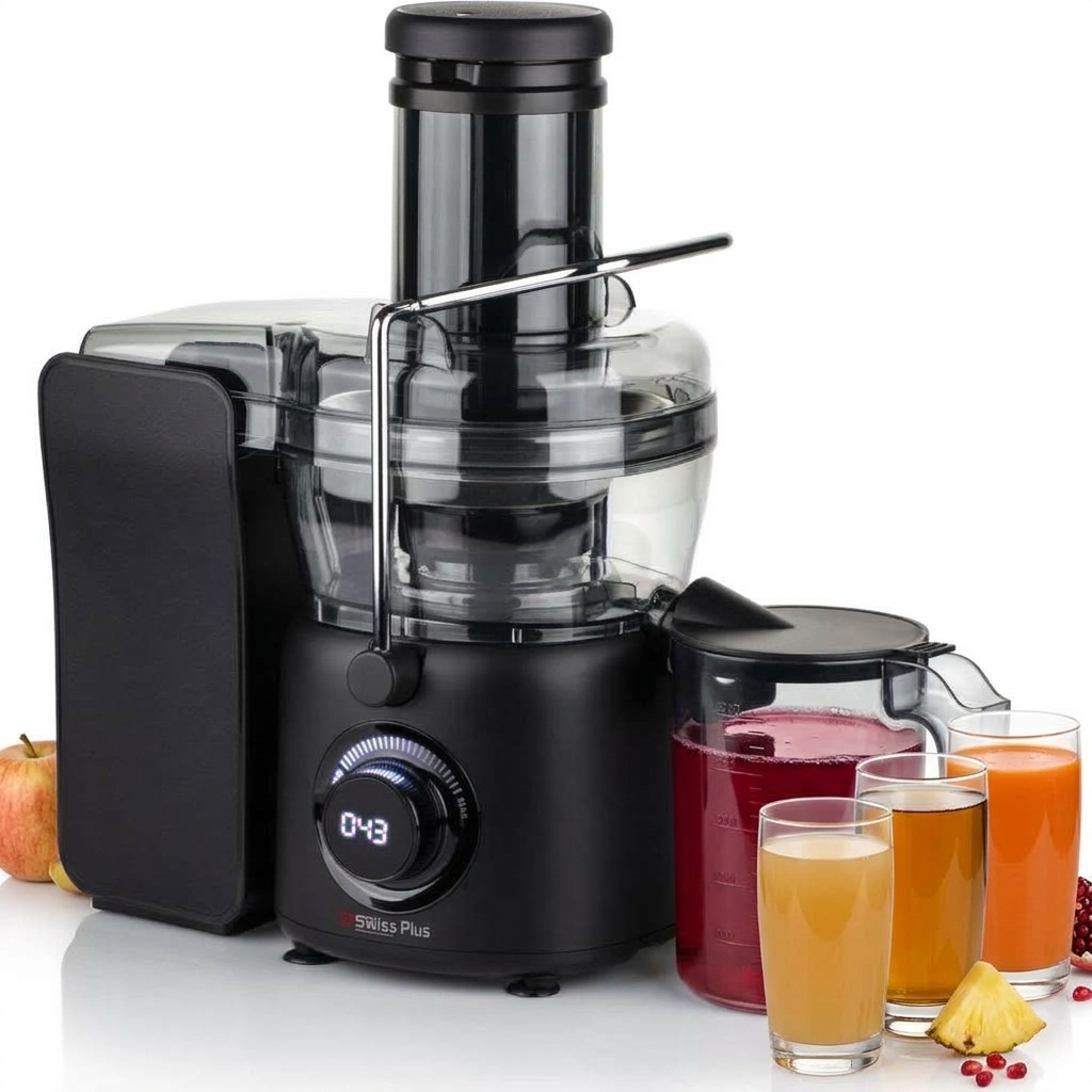 قیمت و خرید آبمیوه گیری سوئیس پلاس مدل SJE-8230D توان ۱۰۰۰ وات